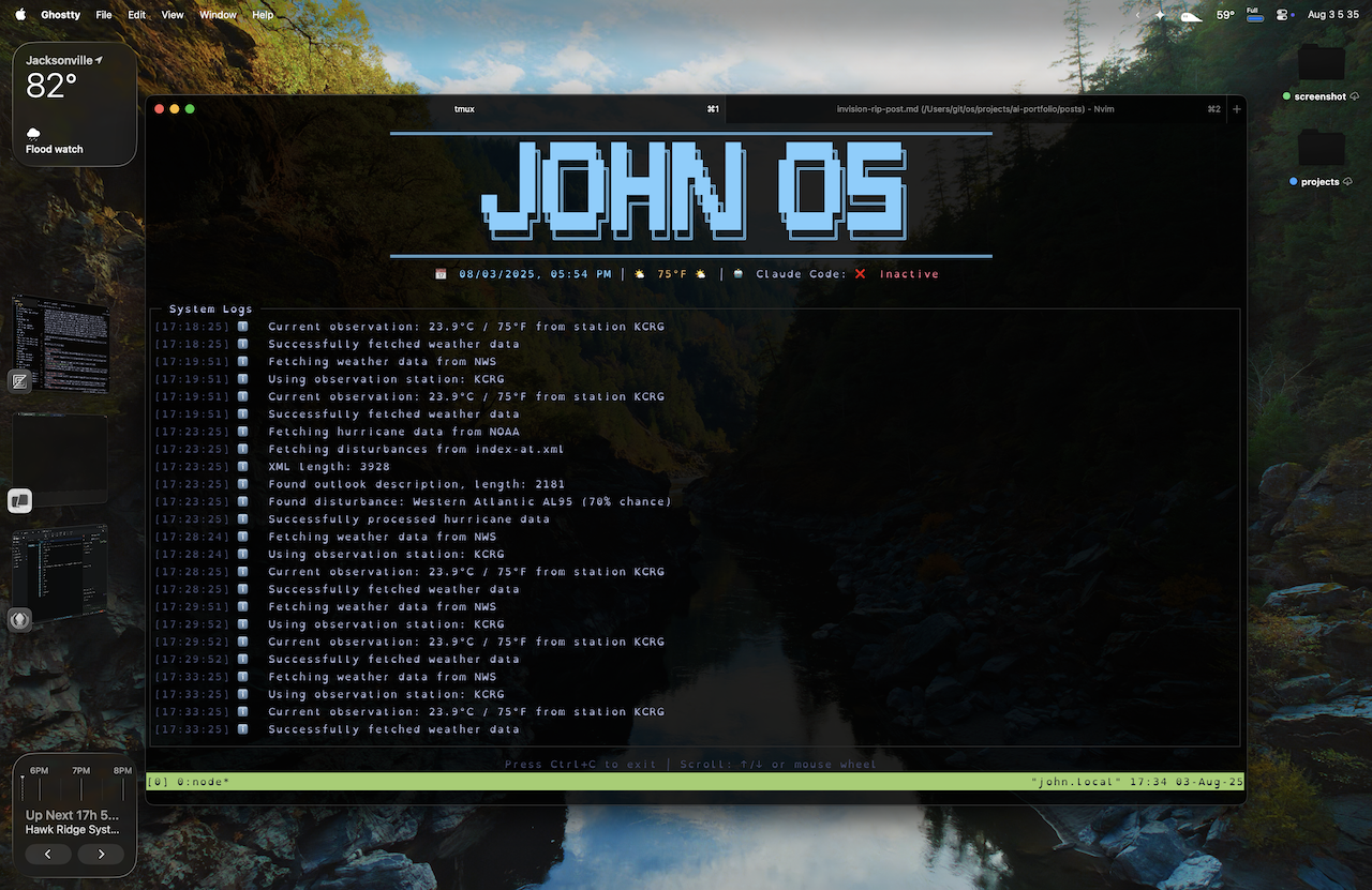 Featured image for blog post: /init johnf.work 🚀