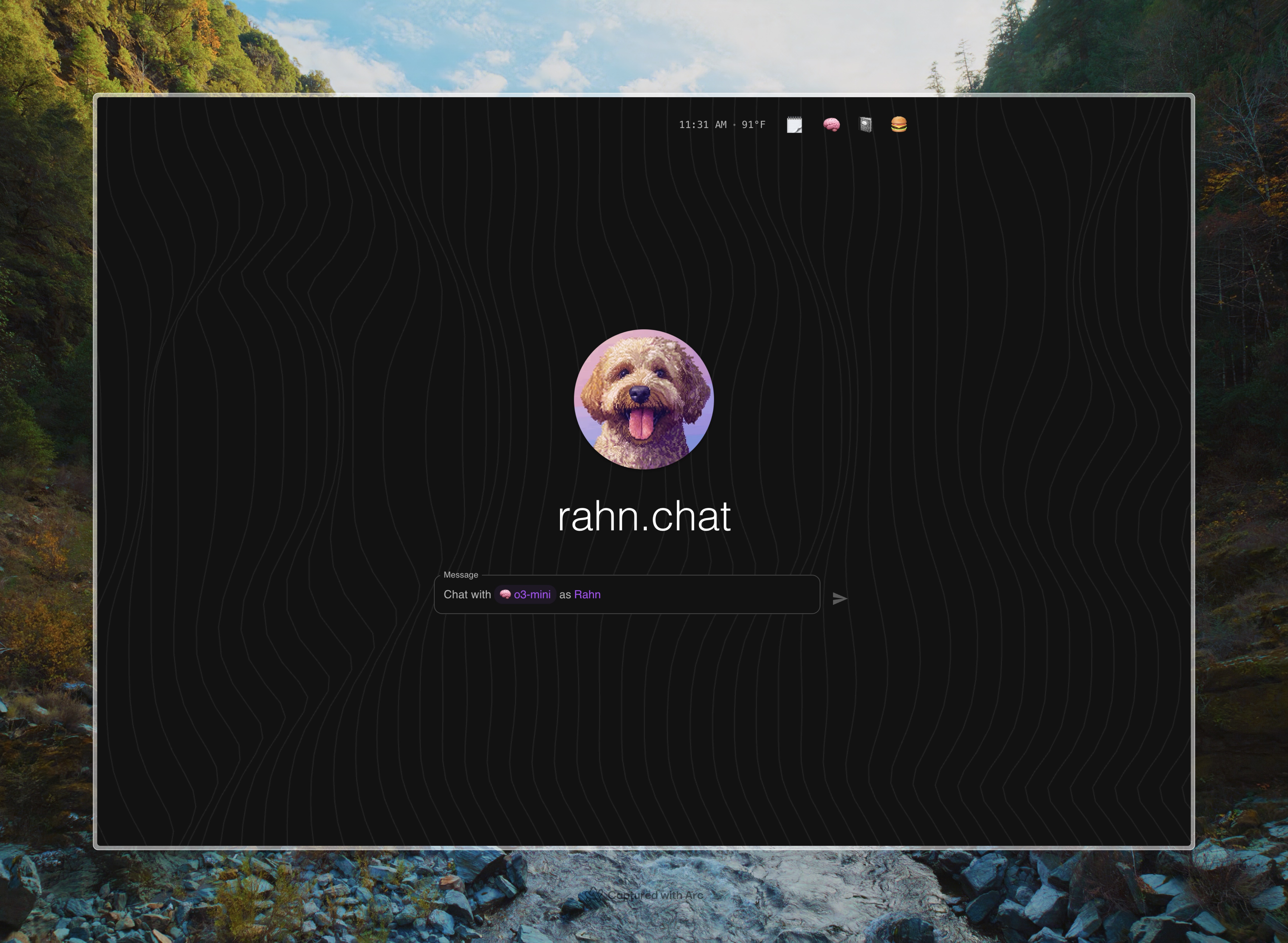 Screenshot or preview image of rahn.chat - Privacy-First AI Chat Platform